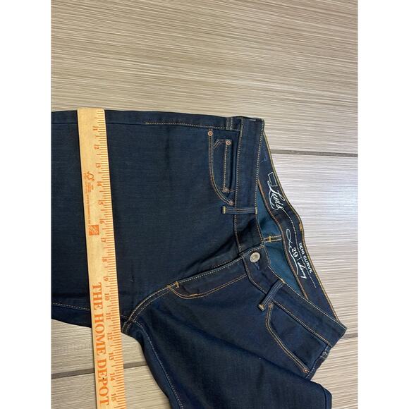 streetwear everyday Levis Demi curve skinny jeans womens 29x28 dark wash stretch - Picture 7 of 11